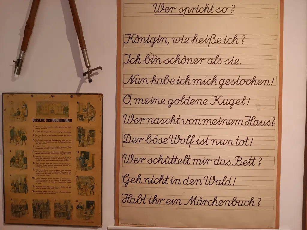 Schule anno dazumal 3 schule dorfmuseum weinburg 4 - DORFMUSEUM WEINBURG